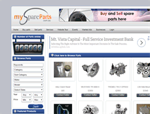 Tablet Screenshot of myspareparts.com.au